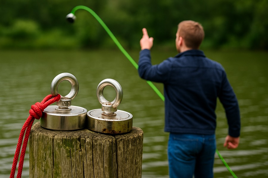 Pesca magnética: como começar, melhor ímã de neodímio, tamanhos populares e marcas confiáveis para adquirir seu kit ideal.