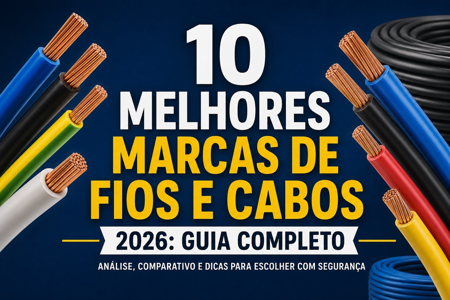 10 melhores marcas de fios e cabos 2026: guia completo - Melhores Marcas